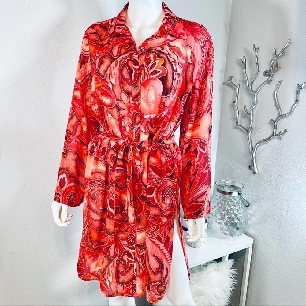 IOS Long Sleeve Shirt Dress